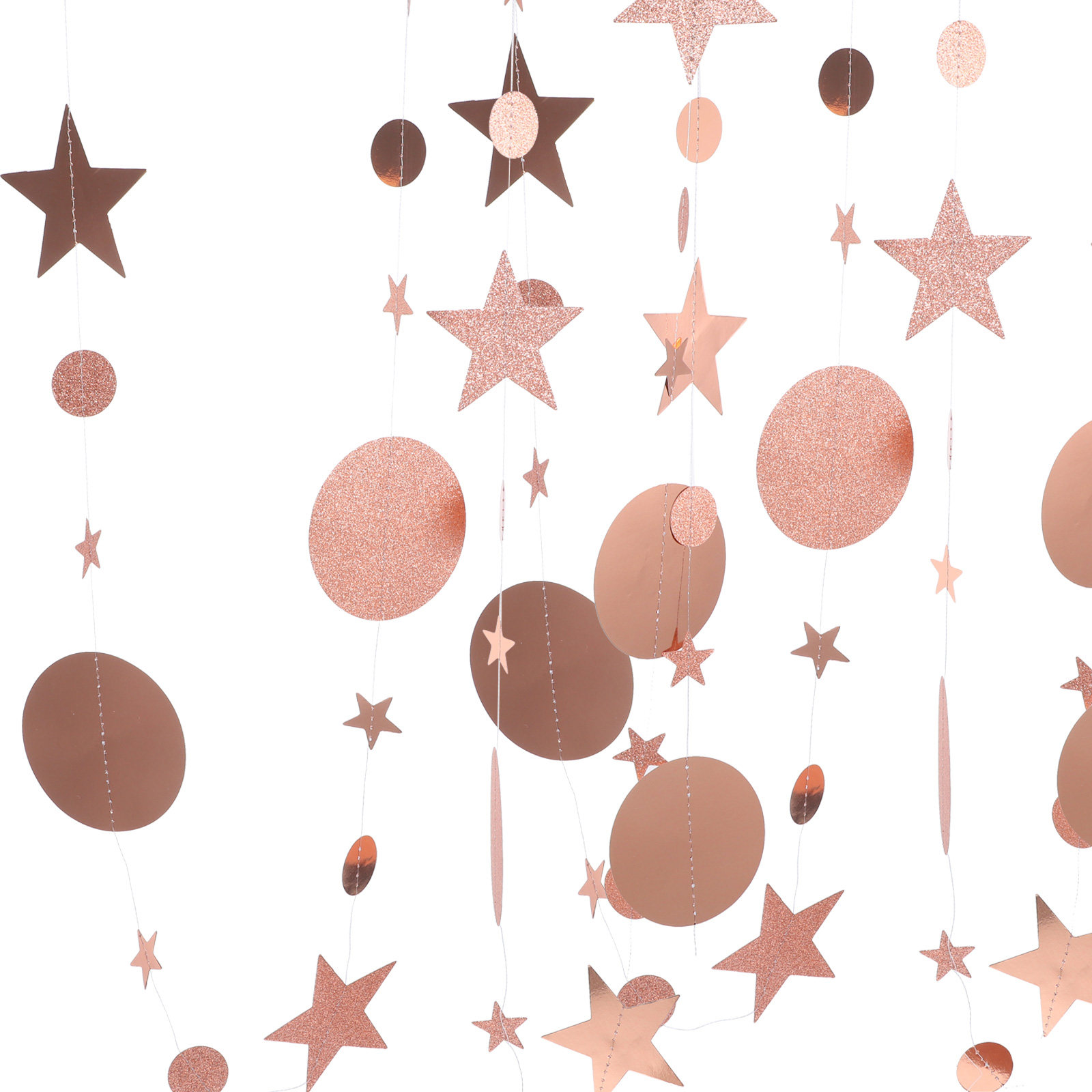 Baby Nursery Bunting - 2 stuks hangende sterrenkrans banner decoratie