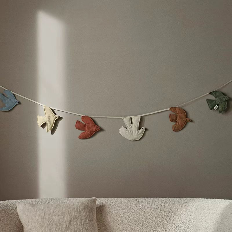 Baby Nursery Bunting - Nordic Ins Style Bird hangende decoratie,