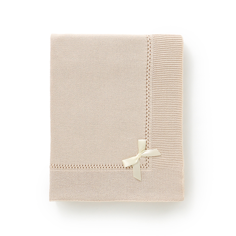 Baby Boy Nursery Quilt - 100% katoenen babydekens, gebreid, voor pasgeboren