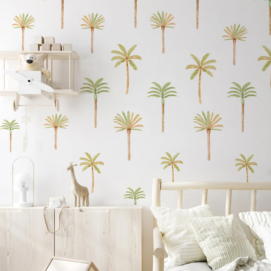 Boho Kokospalm Muursticker Voo - Baby Nursery Tree recensie en prijs