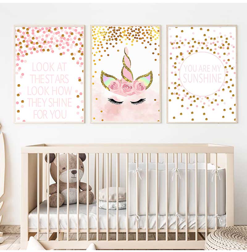 Decoratieve foto babymeisje sl - Baby Nursery Quotes Wall Art recensie en prijs