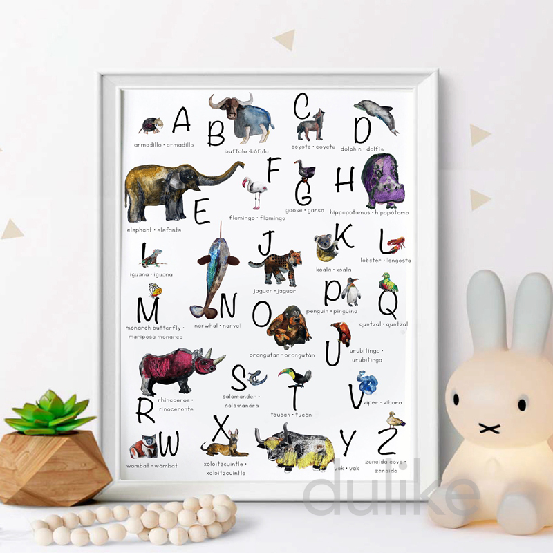 Spaanse kinderslaapkamer kunst - Baby Nursery Quotes Wall Art recensie en prijs