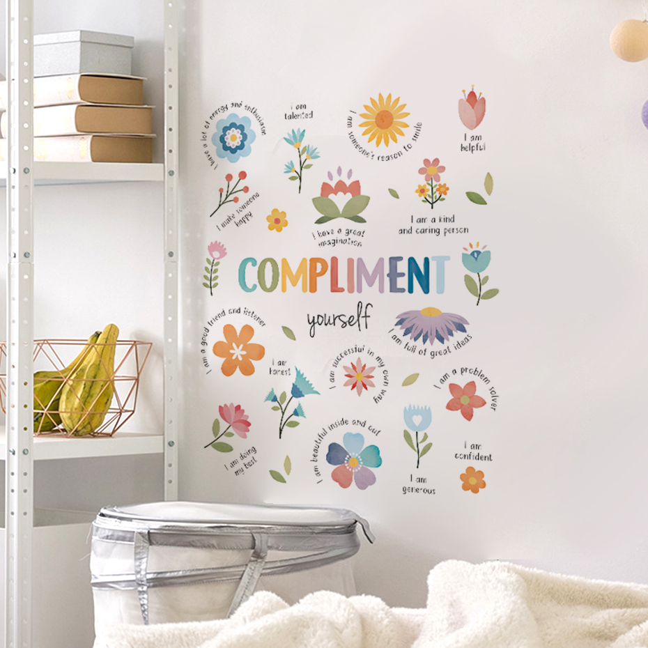 Kleurrijke inspirerende citate - Baby Nursery Quotes Wall Art recensie en prijs