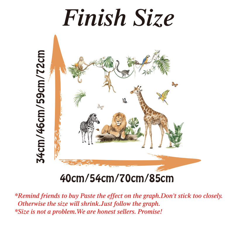 Grote jungle dier tropische bl - Baby Nursery Tree recensie en prijs