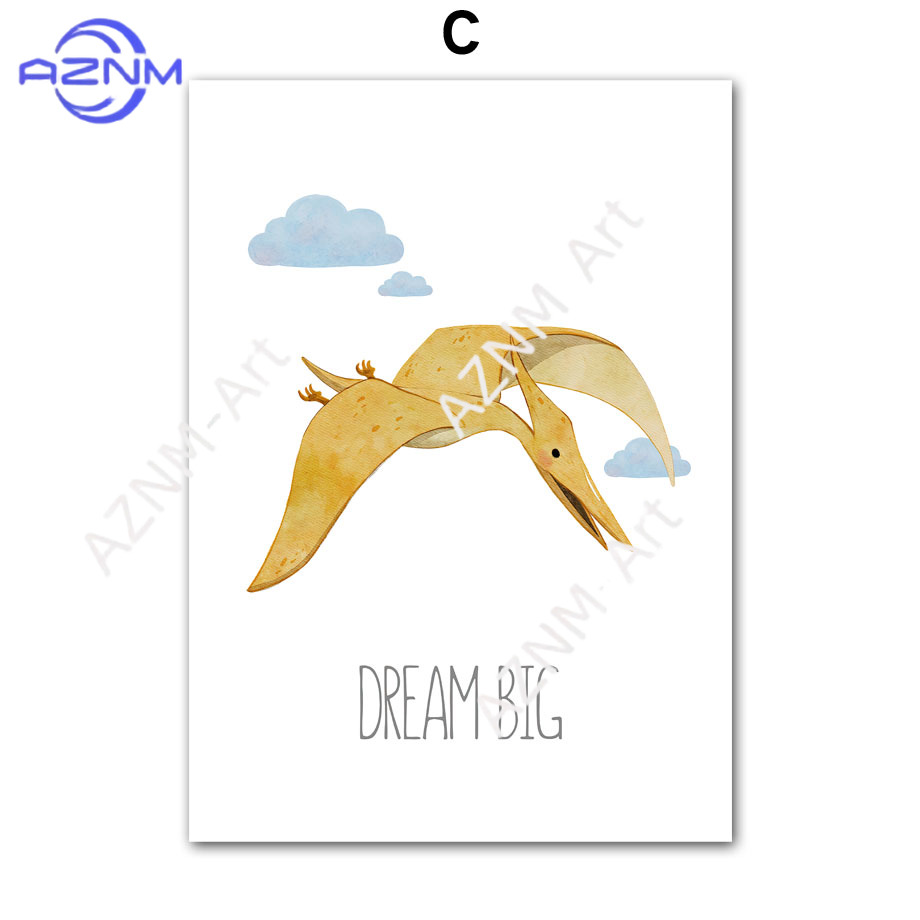 1PC/6PCS Dinosaurus Inspireren - Baby Nursery Quotes Wall Art recensie en prijs