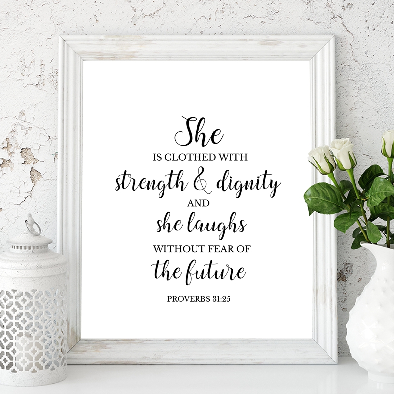 Bijbelverzen Citaat Christian  - Baby Nursery Quotes Wall Art recensie en prijs