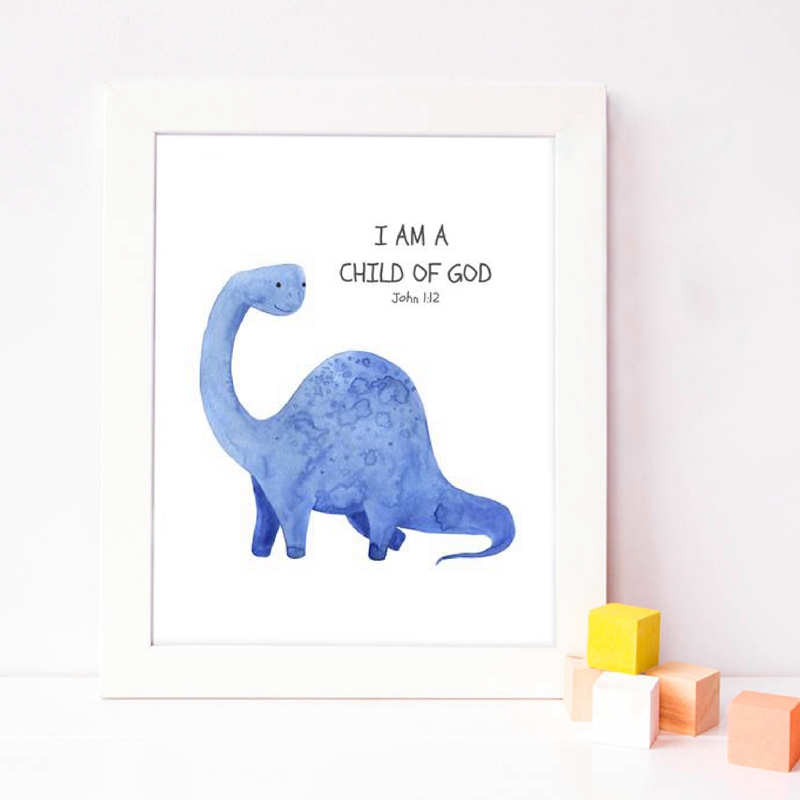 Kid 'S Bijbelvers Citaat Print - Baby Nursery Quotes Wall Art recensie en prijs