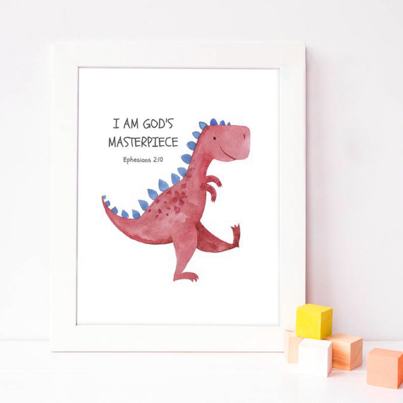 Kid 'S Bijbelvers Citaat Print - Baby Nursery Quotes Wall Art recensie en prijs