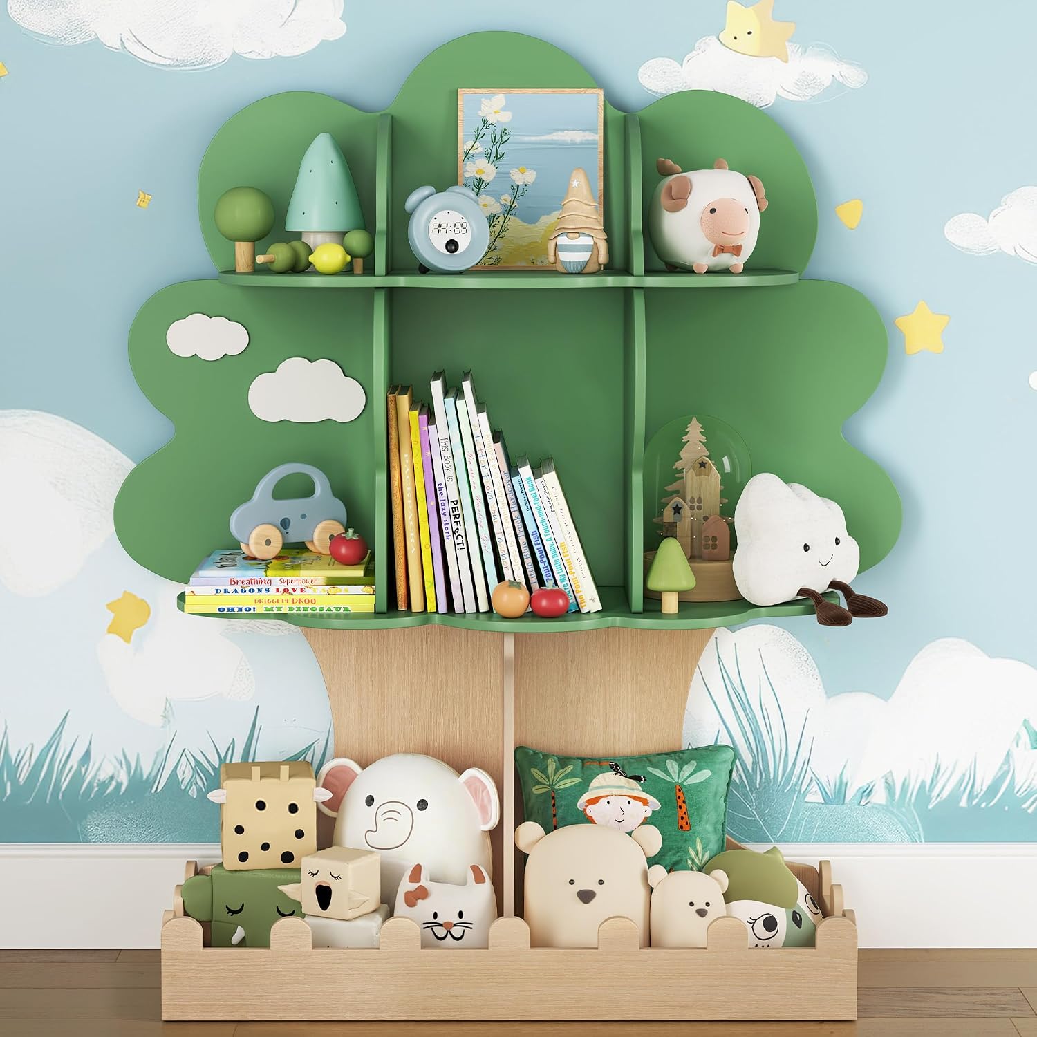 Peuter Boomvormige Boekenplank - Baby Nursery Tree recensie en prijs