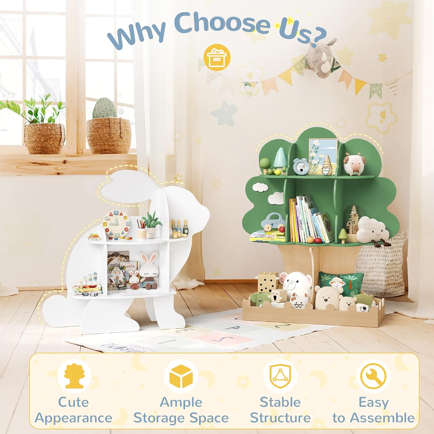 Peuter Boomvormige Boekenplank - Baby Nursery Tree recensie en prijs