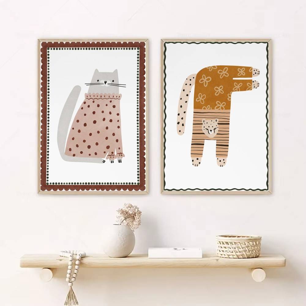 Neutrale Boho kinderposter sch - Baby Nursery Wallpaper Neutral recensie en prijs