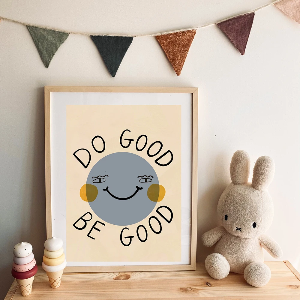 1PC Frameloze Grappige Cartoon - Baby Nursery Quotes Wall Art recensie en prijs