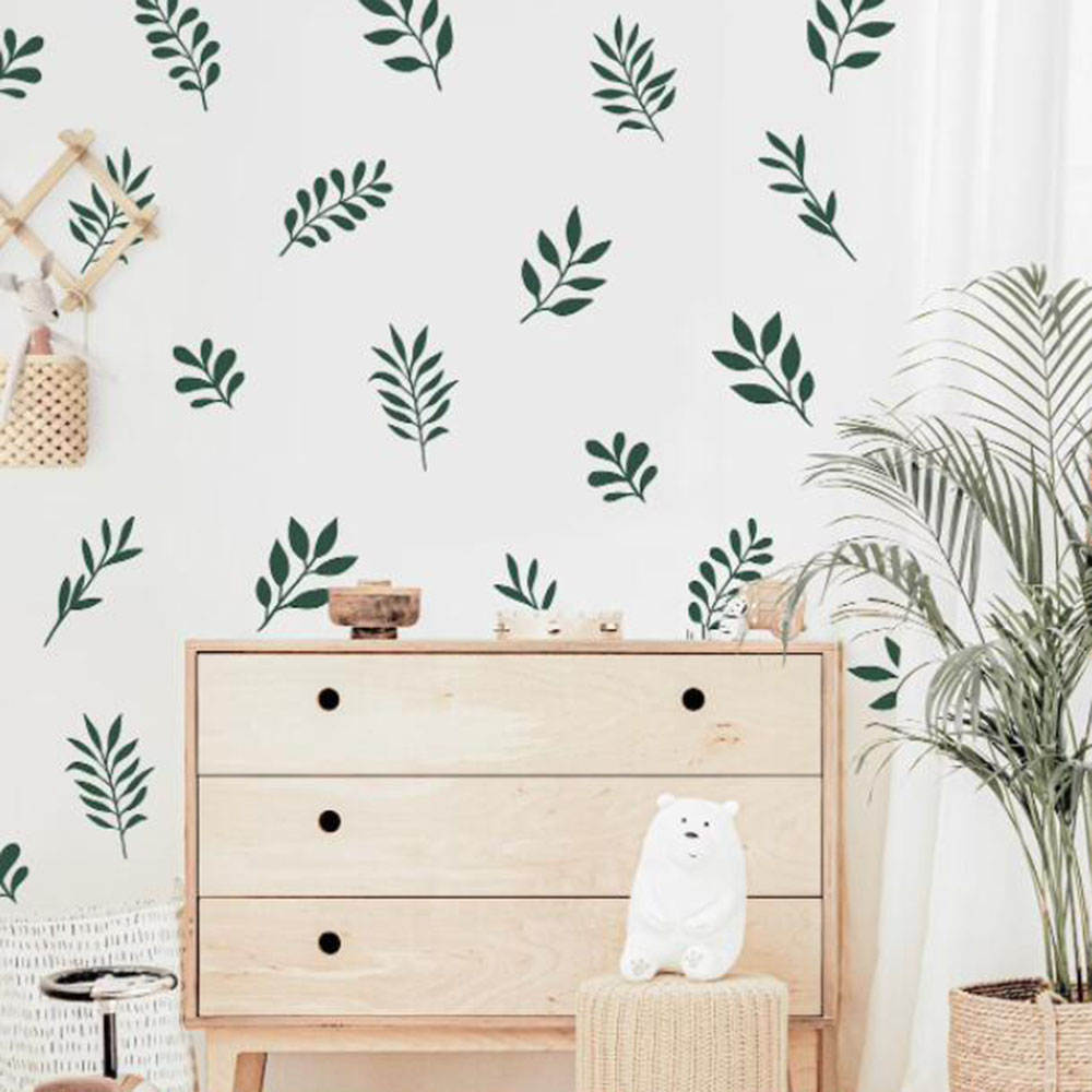 41 stuks botanische blad muurs - Baby Nursery Tree recensie en prijs