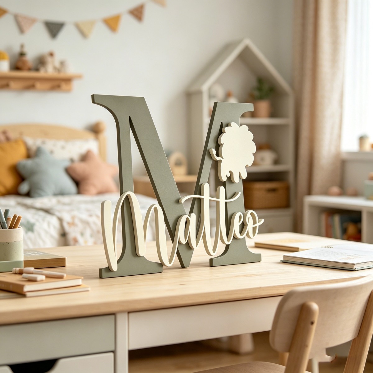 1Pc Aangepaste Leeuw Naam & In - Baby Nursery Gifts recensie en prijs