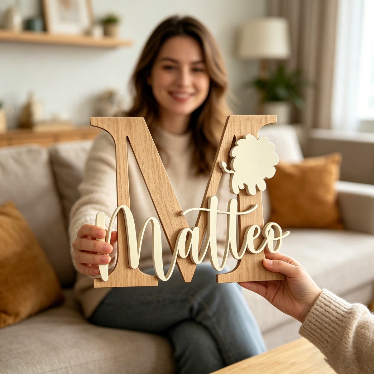 1Pc Aangepaste Leeuw Naam & In - Baby Nursery Gifts recensie en prijs