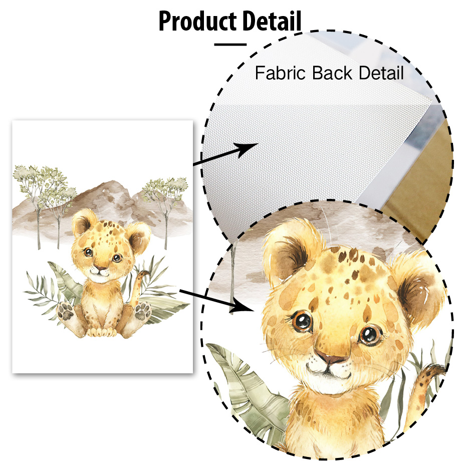Giraffe Zebra Olifant Leeuw Ni - Baby Nursery Tree recensie en prijs