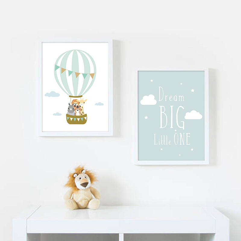 Ballon Maan Kinderkamer Poster - Baby Nursery Quotes Wall Art recensie en prijs