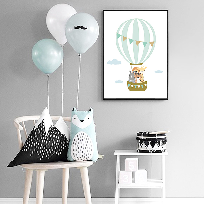 Ballon Maan Kinderkamer Poster - Baby Nursery Quotes Wall Art recensie en prijs