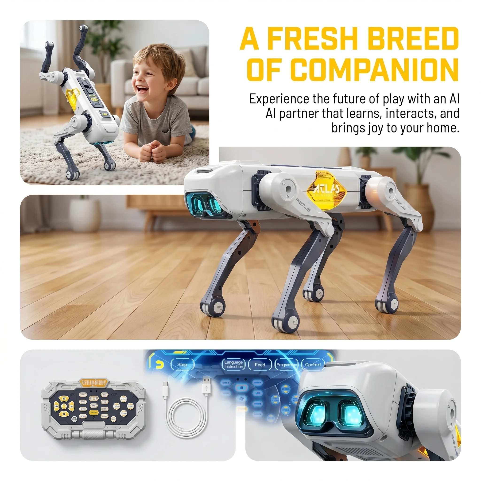 AI Slimme Robot Hond, Spraak-  - Baby Nursery Gifts recensie en prijs